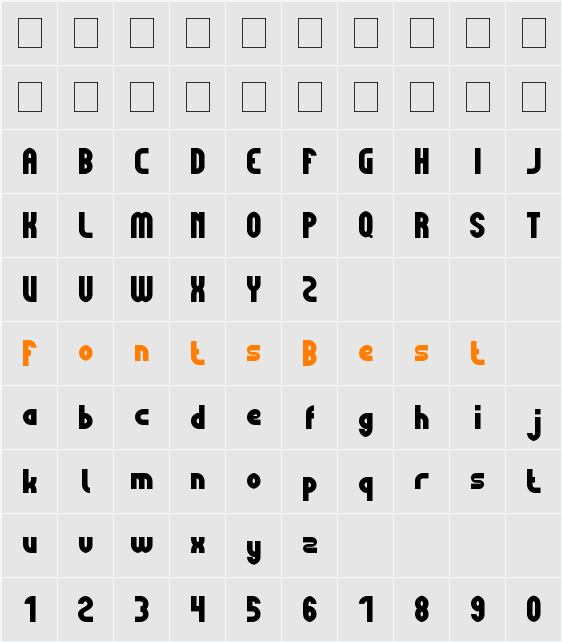 picture of you Character Map
