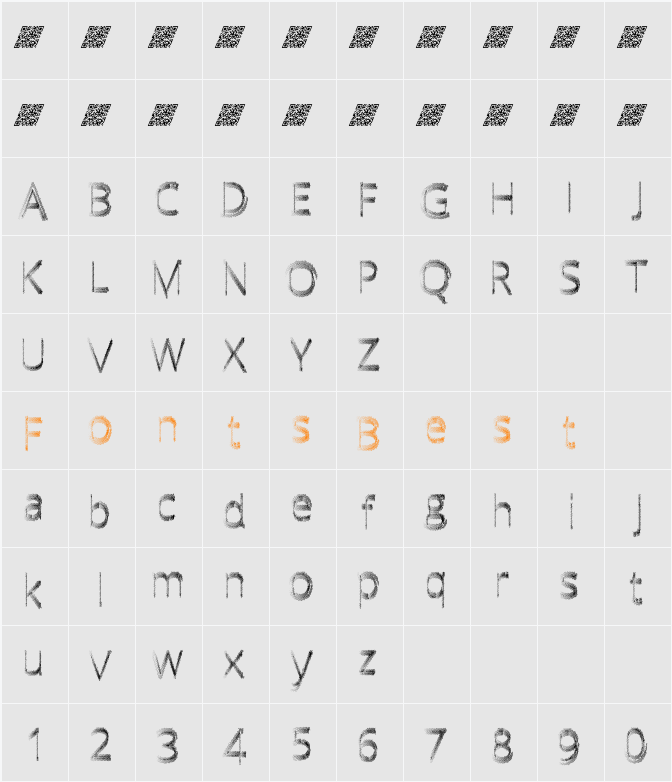 QuickFade Character Map