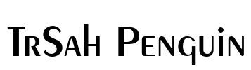 TrSah Penguin Font Image
