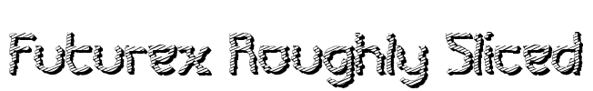 Futurex Roughly Sliced Font Image