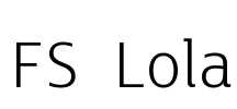 FS Lola Font Image