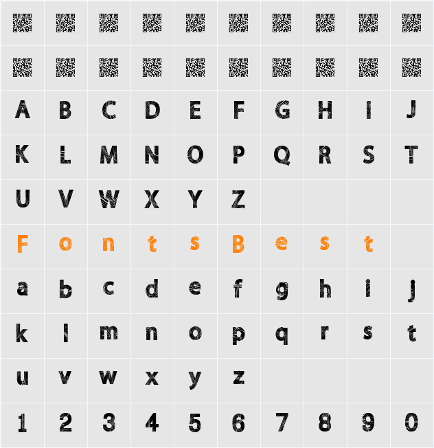 WildScratch Character Map
