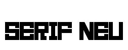 Serif Neu Font Image