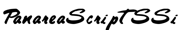 PanareaScriptSSi Font Image