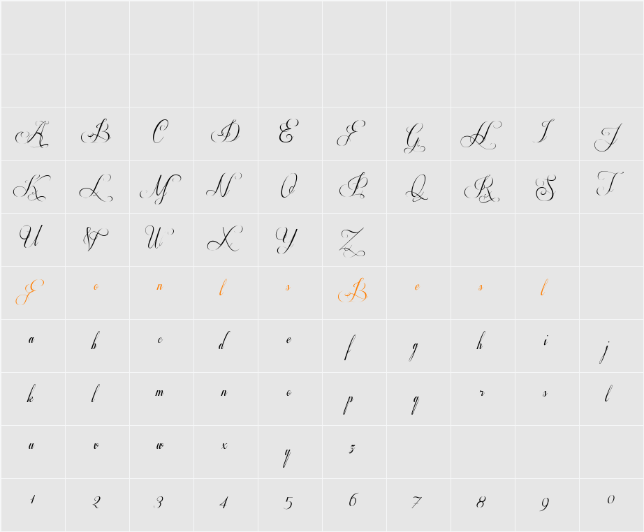 Respective 2.0 Character Map