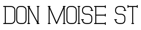 Don Moise St Font Image