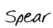 Spear Font Image
