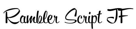 Rambler Script JF Font Image