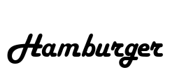 Hamburger Font Image
