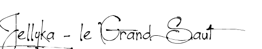 Jellyka - le Grand Saut Font Image