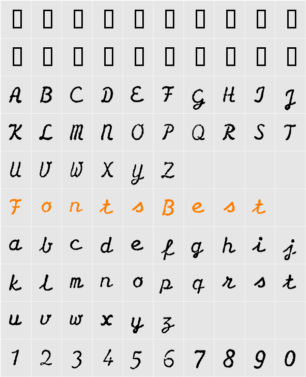 LD Olympia Portable Character Map