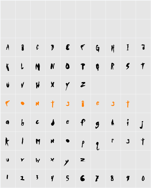 DuerTWOo Character Map