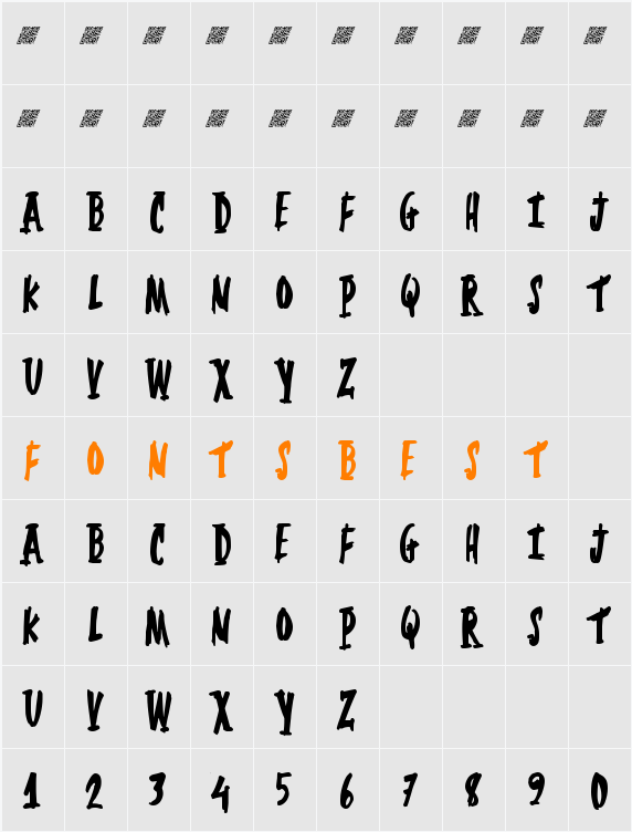 FuelControl Character Map
