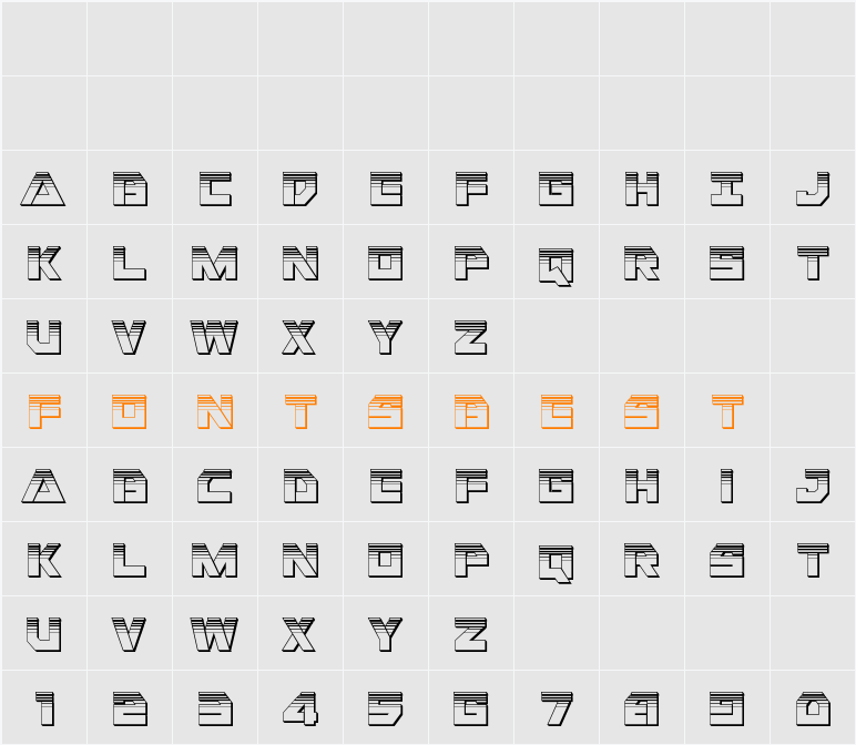 Liberty Island Chrome Character Map
