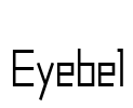 Eyebel Font Image