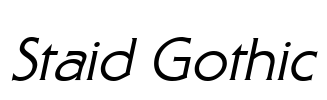 Staid Gothic