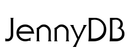 JennyDB Font Image