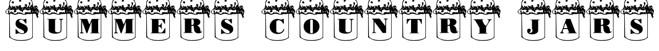 Summers Country Jars Font Image