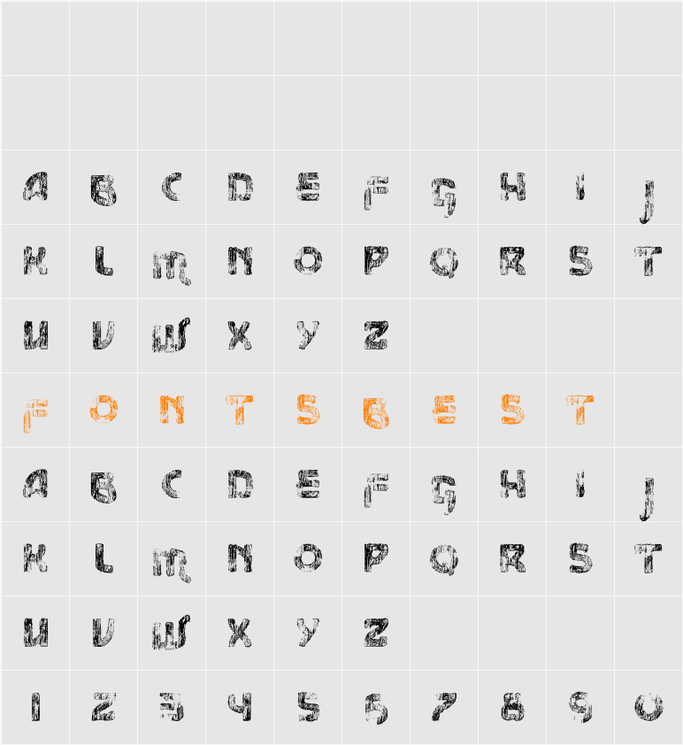 vtks message Character Map
