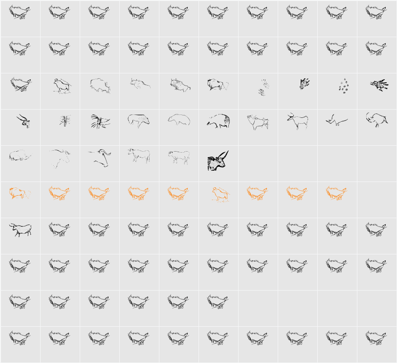 caveart Character Map