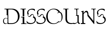 Dissouns Font Image