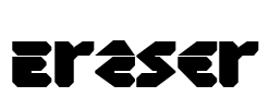 Eraser Font Image
