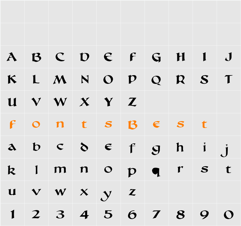 LHF Seranoa BETA Character Map