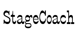 StageCoach Font Image