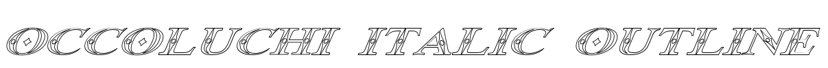 Occoluchi Italic Outline