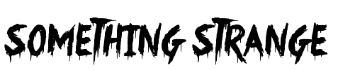 Something Strange Font Image