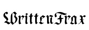 WrittenFrax Font Image