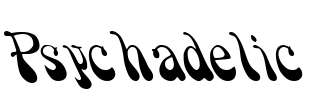 Psychadelic Font Image