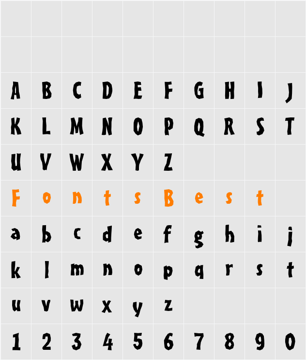 a_FrudgerBrk Character Map