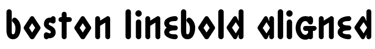 Boston LineBold Aligned