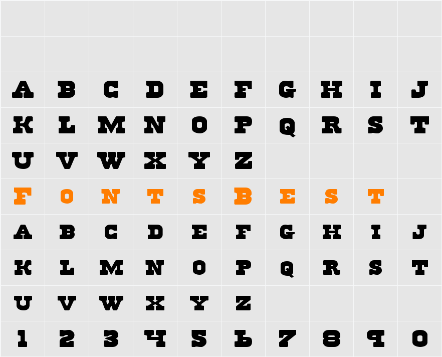 Regulators Expanded Character Map