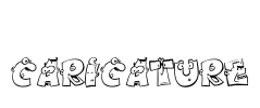 caricature Font Image