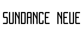 SUNDANCE NEUE Font Image