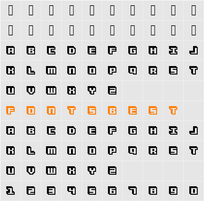 3Dventure Character Map