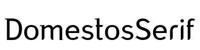 DomestosSerif Font Image
