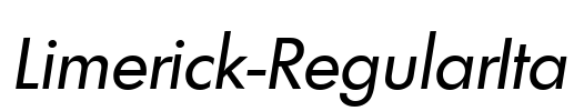 Limerick-RegularIta