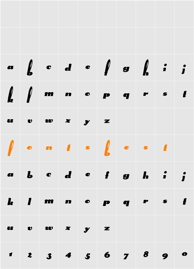 SplittingHares Character Map