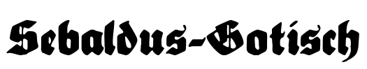 Sebaldus-Gotisch