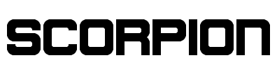Scorpion Font Image