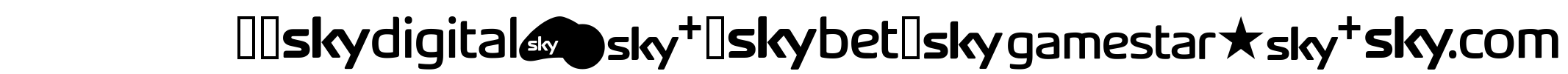 SKYfontbrands Font Image