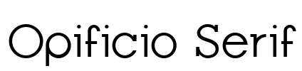 Opificio Serif Font Image