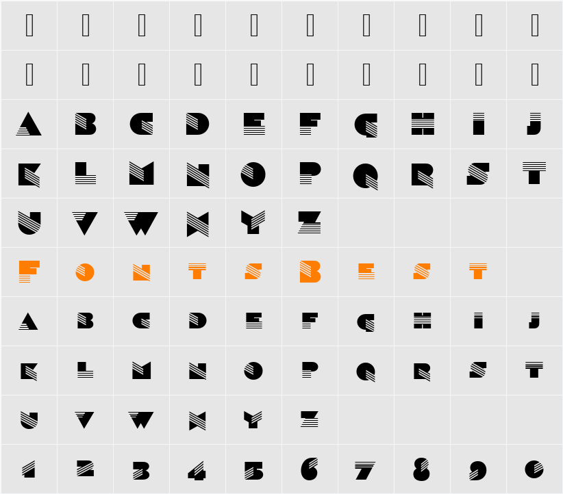 SinaloaSCD Character Map