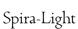 Spira-Light Font Image
