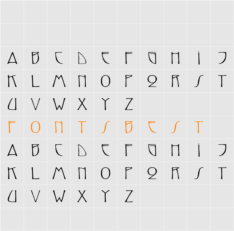 ReynoldCaps Ex Character Map