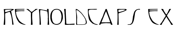 ReynoldCaps Ex Font Image