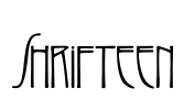 Shrifteen Font Image